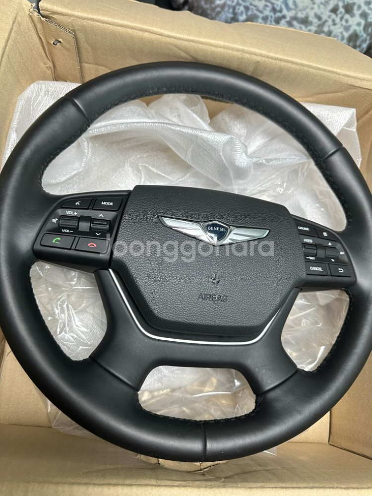 제네시스 g80 스티어링휠 핸들 에어백 판매합니다.--1