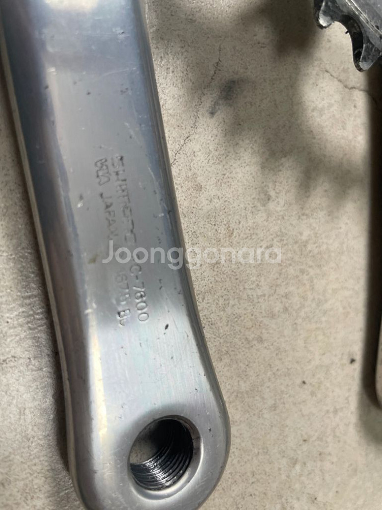 듀라에이스 7600 사각비비 크랭크, 체인링--7