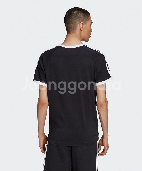 3-STRIPES TEE BLACK _ L sizze--4