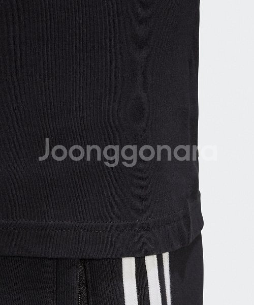 3-STRIPES TEE BLACK _ L sizze--7