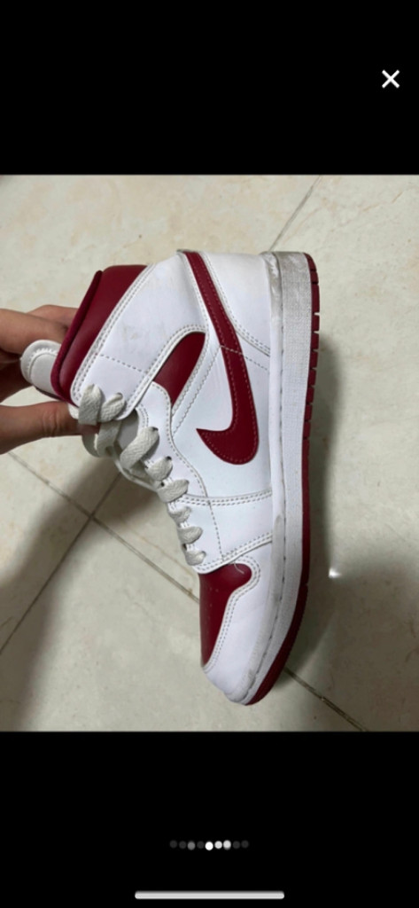 나이키 에어조던1 미드 한정판 235 5회 착용 이미지