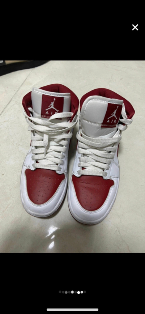 나이키 에어조던1 미드 한정판 235 5회 착용 이미지