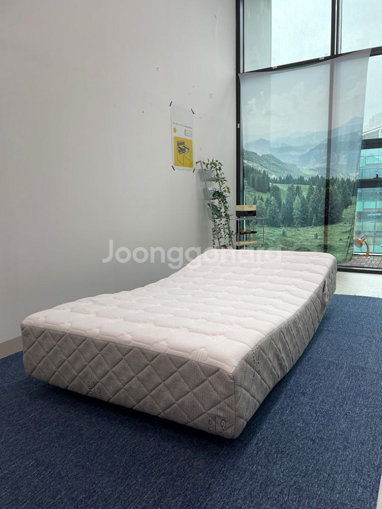 모션 전동 매트리스와 통판 침대프레임 세트 팝니다--7