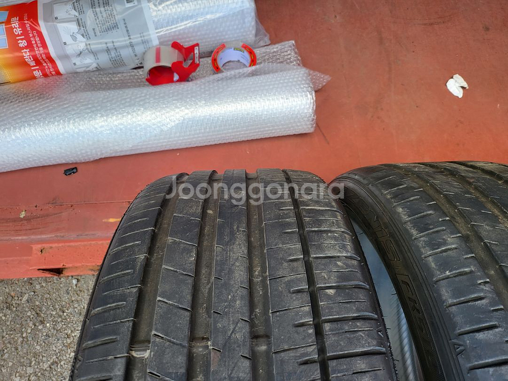 245 35 21 중고타이어 팔아요--1