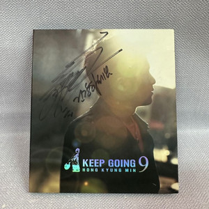 친필싸인 CD 홍경민 9집 - Keep Going