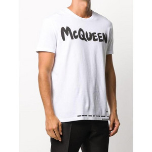 알렉산더 맥퀸 그래피티 로고 반팔 티셔츠 공식수입정품