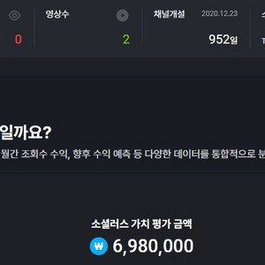 69000명 유튜브채널 누적1.3억조회수 채널판매합니다