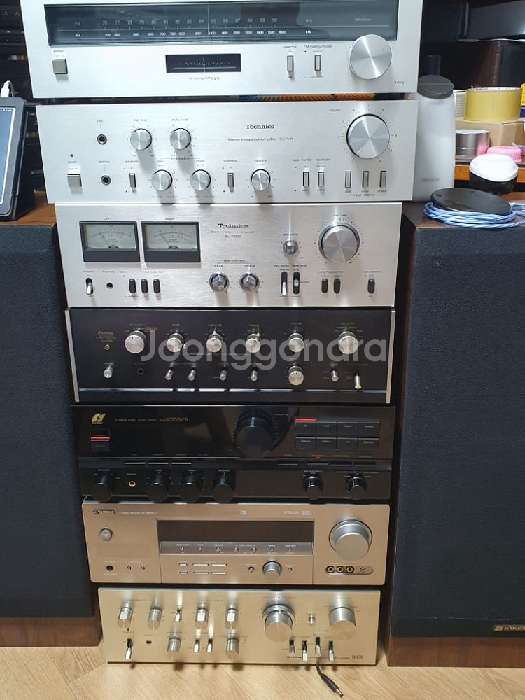 산수이(sansui)AU-a555VS프리메인앰프--1