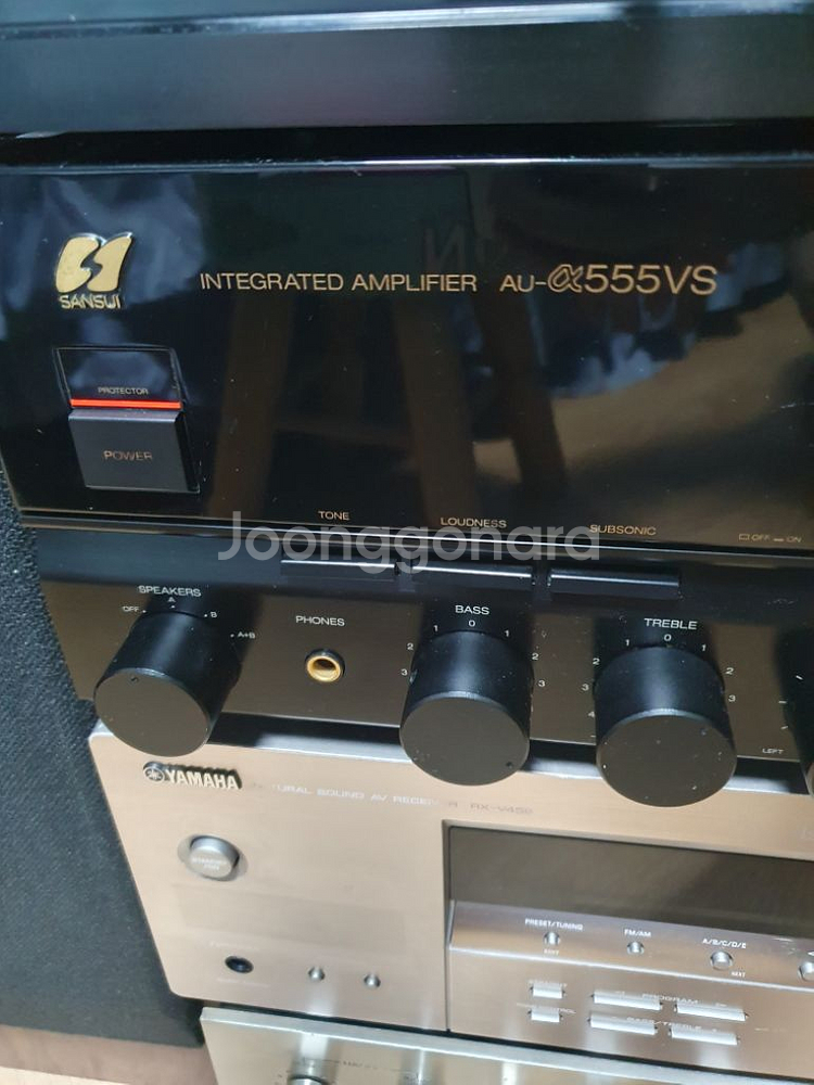 산수이(sansui)AU-a555VS프리메인앰프--2