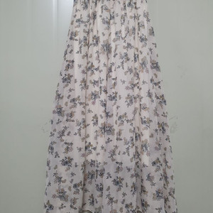 N특가새)꽃무늬 쉬폰 롱 스커트.맥시.플레어 이미지