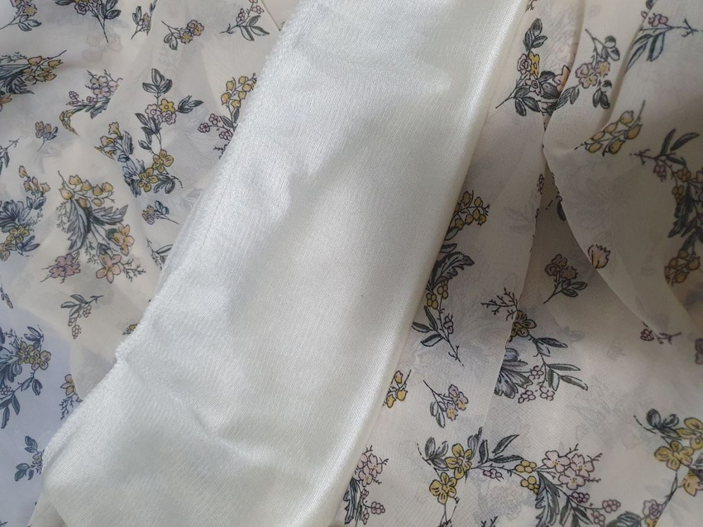 N특가새)꽃무늬 쉬폰 롱 스커트.맥시.플레어 이미지