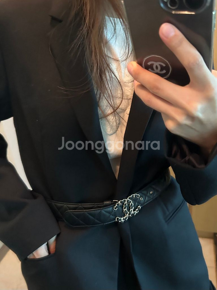 샤넬벨트 샤넬로고벨트--9