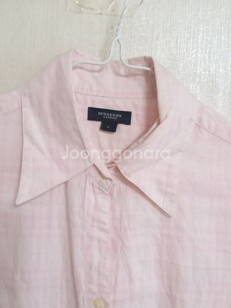 명품 버버리 여성 나시 체크셔츠 (90-95)--2