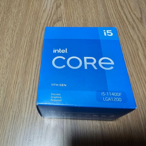 인텔 I5-11400F CPU 정품 팝니다