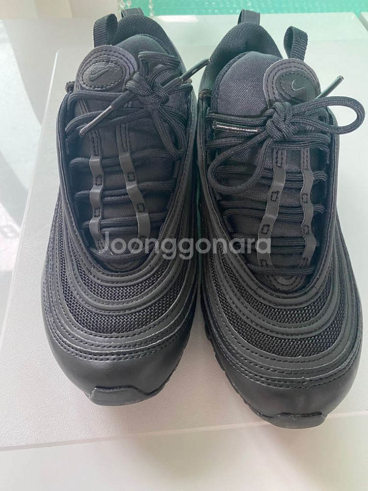 나이키 에어맥스97 트리플블랙 255미리(S+급)--1