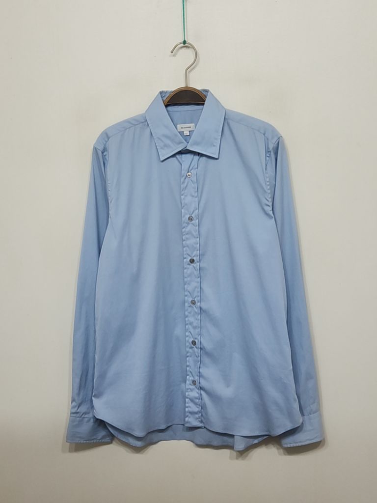 (M) 질샌더 셔츠 하늘색 남방 스판 매장판