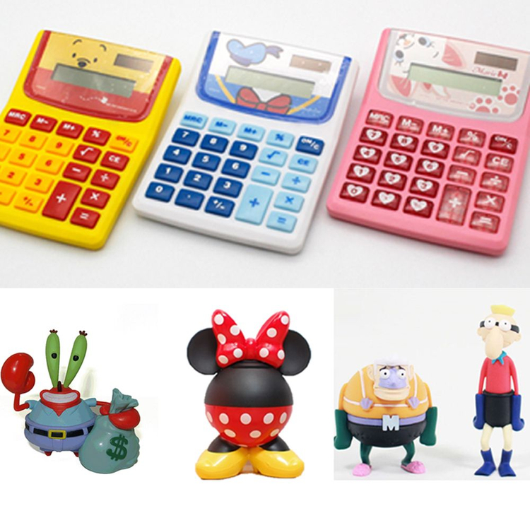스펀지밥 디즈니미니피규어 계산기 몰랑이 피규어--0