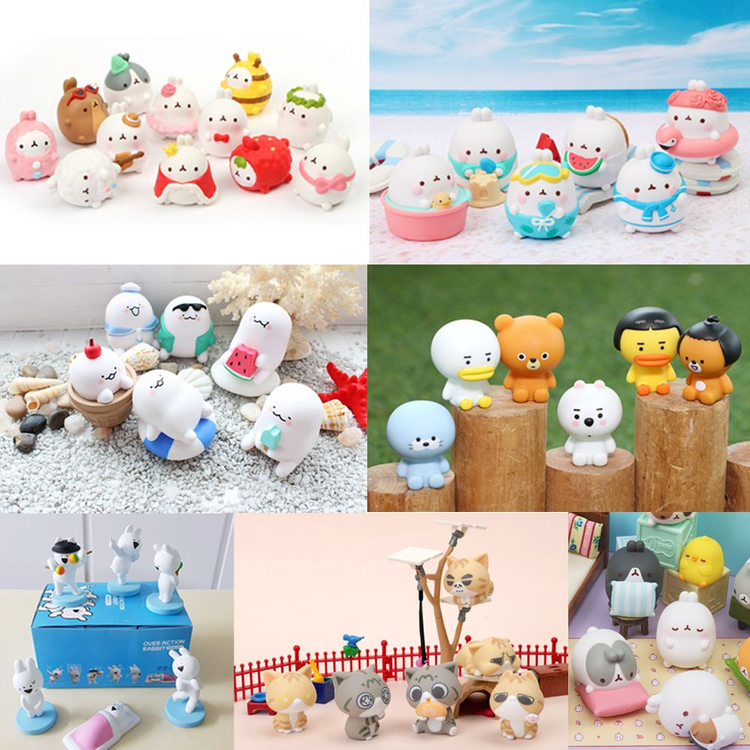 스펀지밥 디즈니미니피규어 계산기 몰랑이 피규어--1