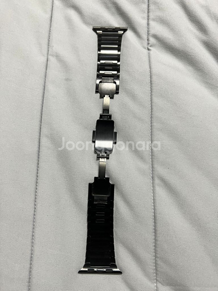 애플워치 링크브레이슬릿 블랙 42mm(44-45호환)--5