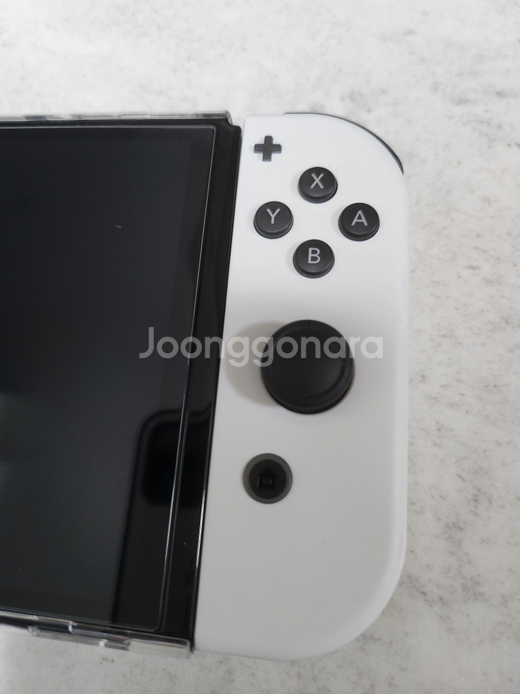 닌텐도스위치oled화이트 + 게임 + 듀오콘+케이스파우--1