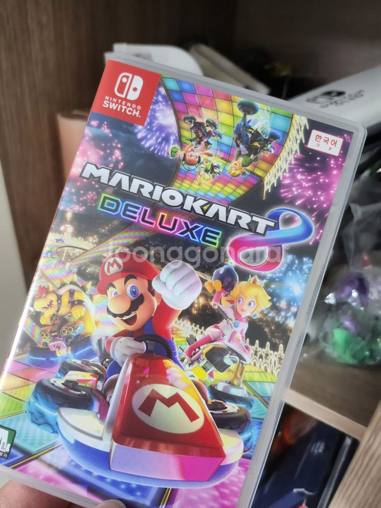 닌텐도스위치oled화이트 + 게임 + 듀오콘+케이스파우--7