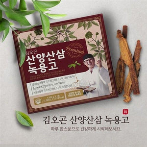 김오곤 산양 산삼녹용고 1KG 1BOX 6개