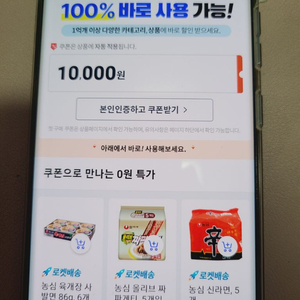 쿠팡 1만원 캐쉬로 주문해드려요