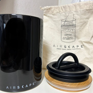 AIRSCAPE 커피원두 밀폐보관용기 판매합니다