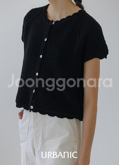 얼바닉30 Scallop Cardigan--1