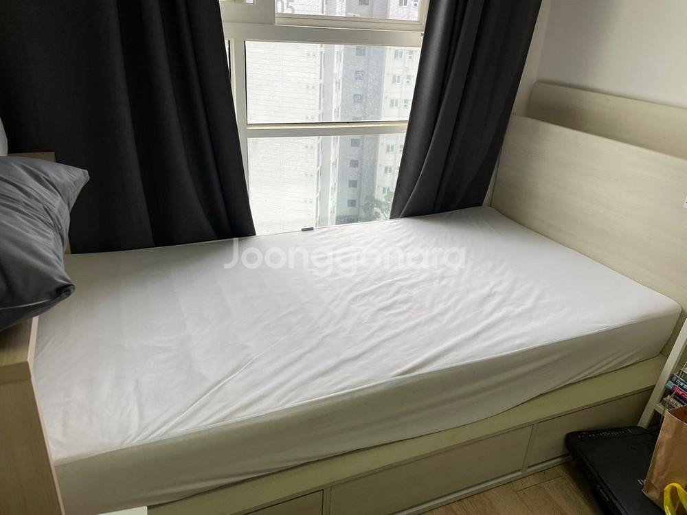 에넥스 수납형 침대(이동식침대테이블 포함)--1