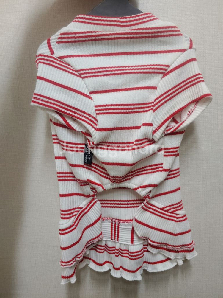 <반려동물의류> 마린캉캉원피스 L size--1