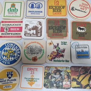 빈티지7~80년대 독일 맥주 컵받침 24종류 100여장