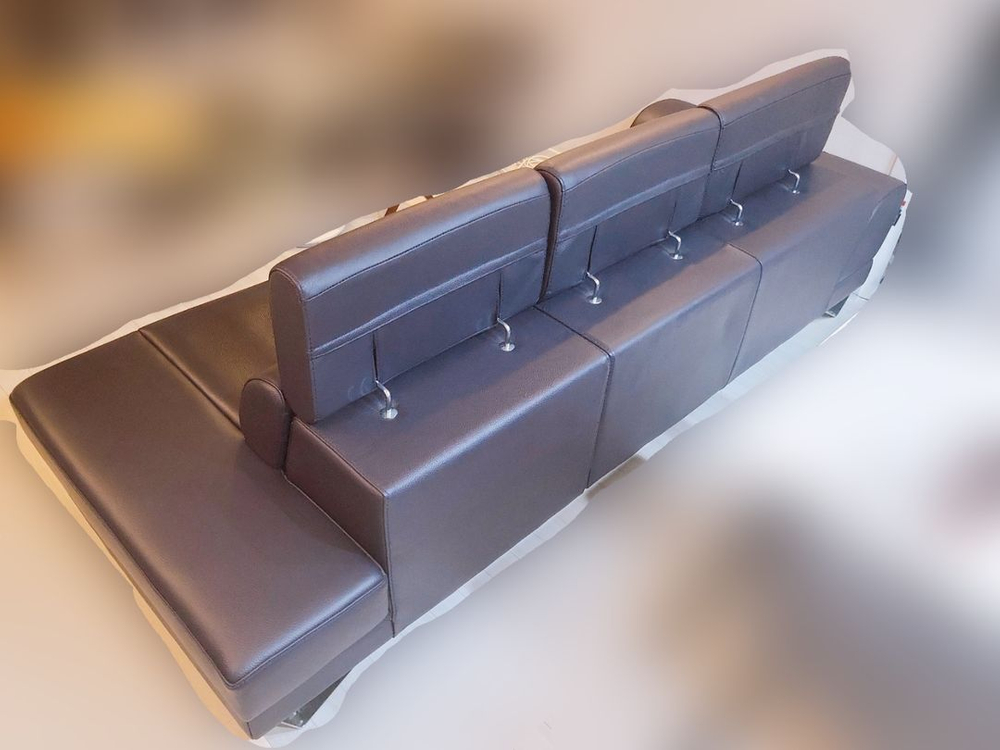 쏘랩 4인용 천연통가죽 소파 이미지