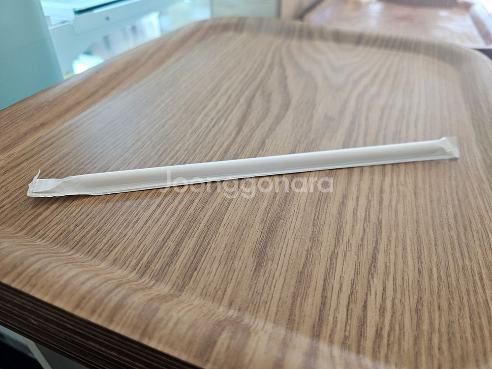 개별포장 종이빨대 600개--0