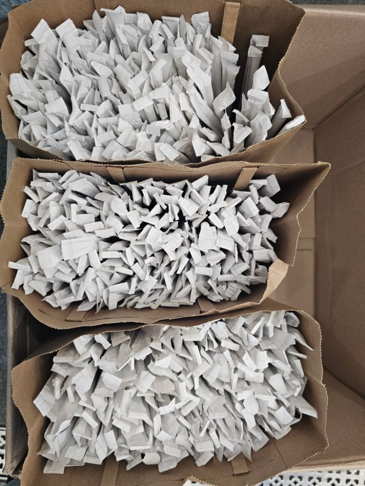 개별포장 종이빨대 600개--1