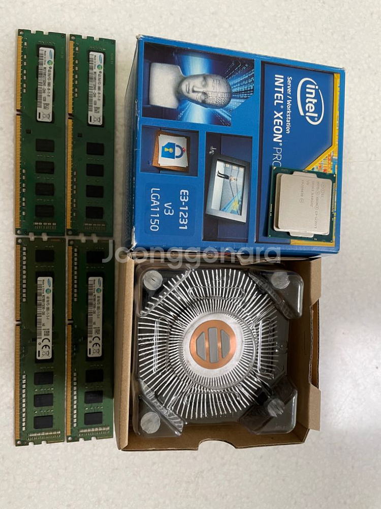 XEON E3-1231v3 CPU 및 메인보드 팝니다--1