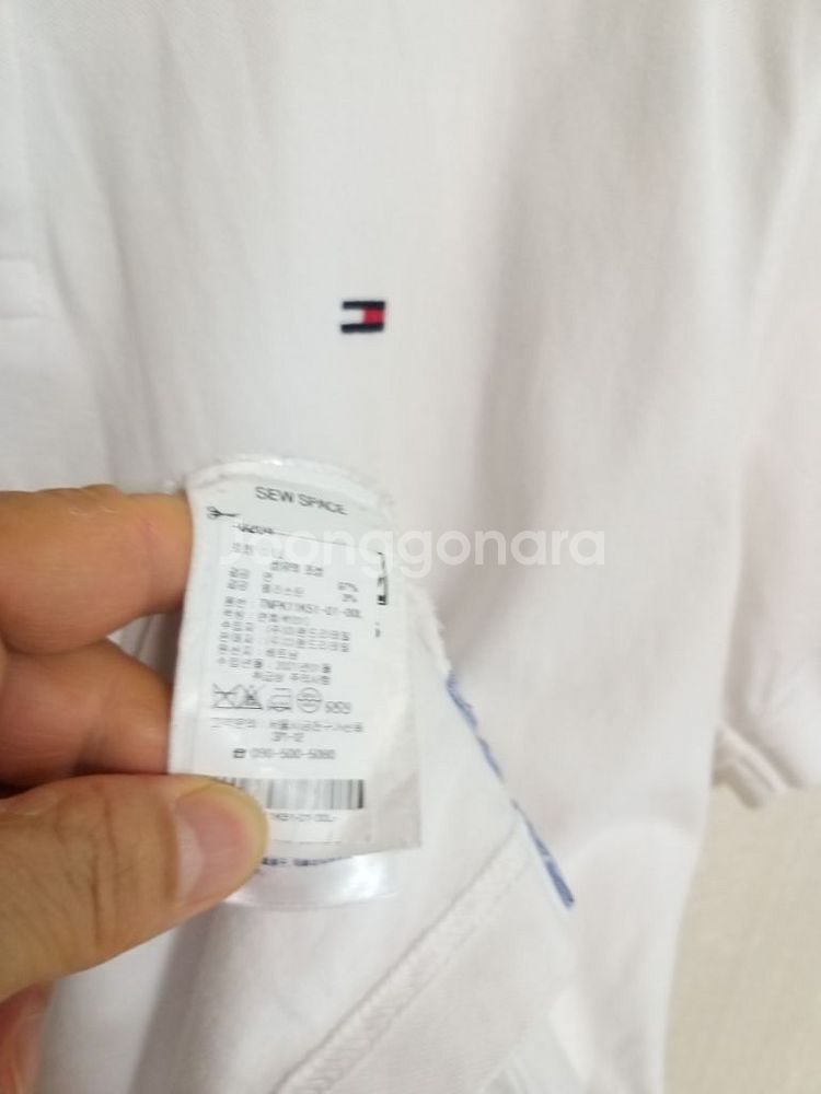 남성 타미힐피거 반팔 카라티셔츠 (스판100)--3