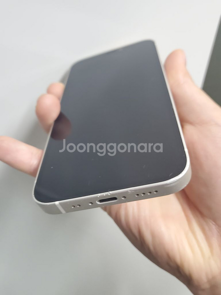 아이폰12미니 256기가 화이트 케이스포함--6