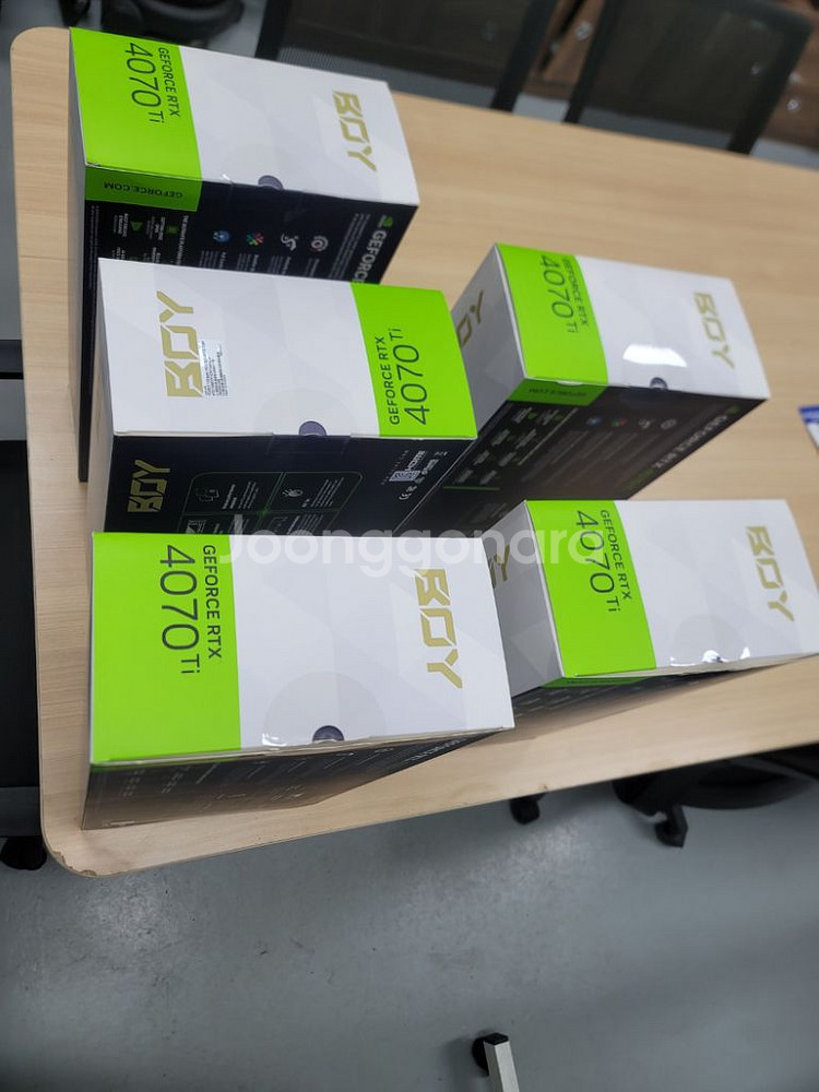 갤럭시BOY RTX4070 Ti 5개 일괄 판매합니다--2