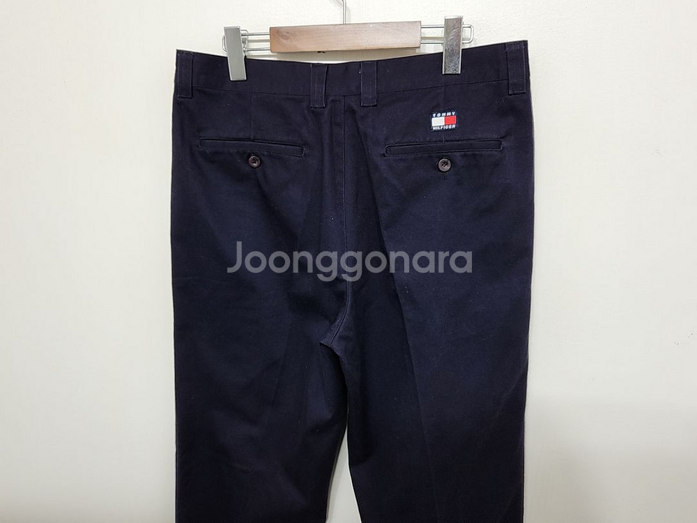 (33) 타미힐피거 면바지 네이비 면바지 치노팬츠--4