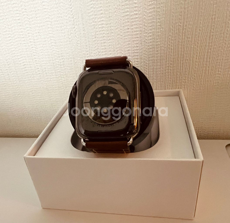 애플워치7스테인리스 셀룰러 41mm 베터리100퍼--1