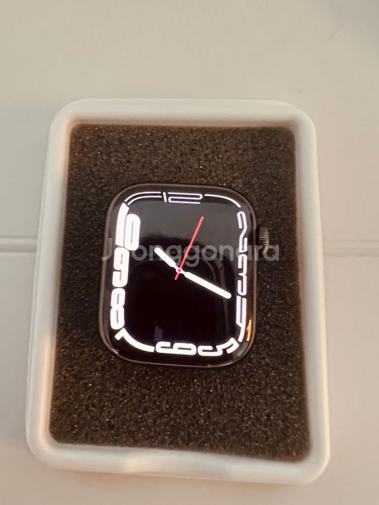 애플워치7스테인리스 셀룰러 41mm 베터리100퍼--3