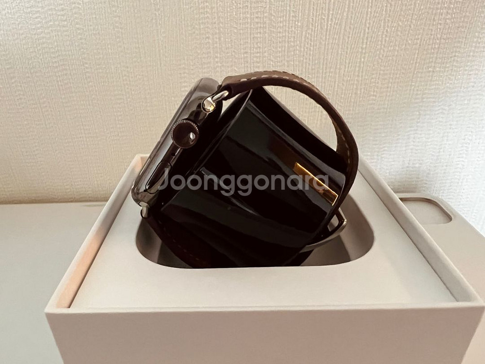 애플워치7스테인리스 셀룰러 41mm 베터리100퍼--5