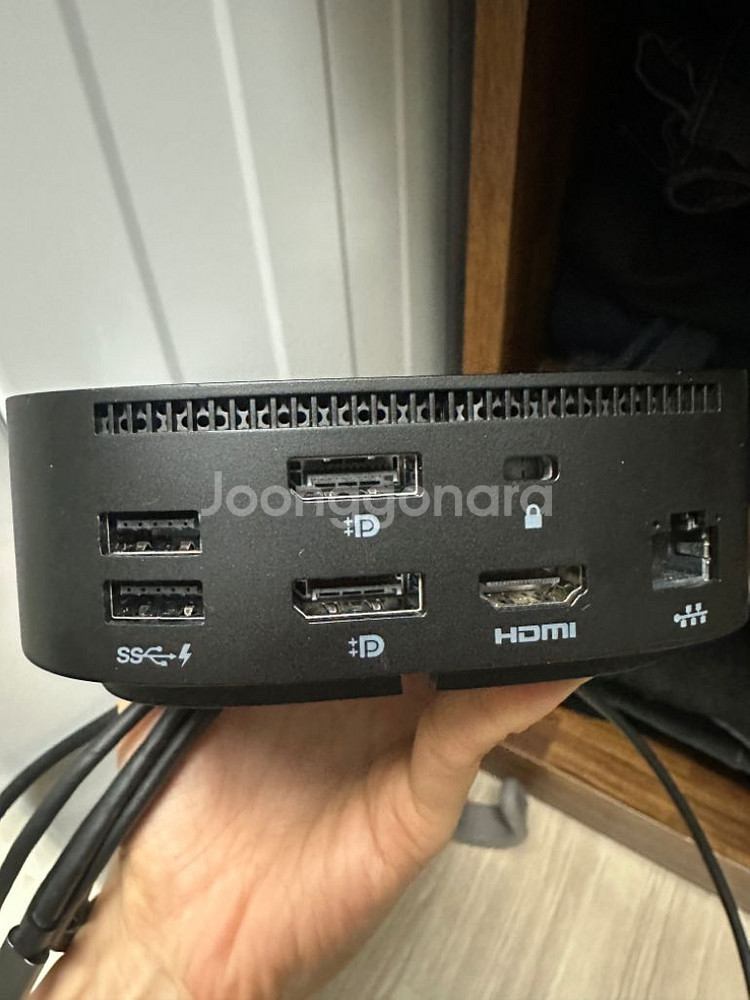 HP USB-C 에센셜 도크--3
