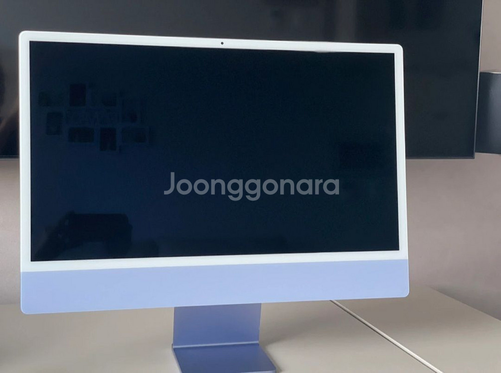 21년 아이맥 m1 퍼플 24형 16gb 1TB 팝니다--1