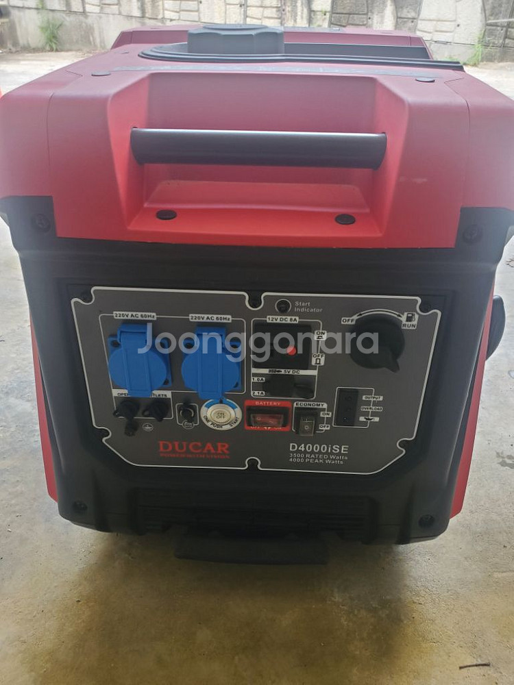 (대전)상태 깨끗한 듀카 4kw 저소음 발전기--4