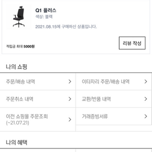 듀오백 q1플러스 메쉬의자