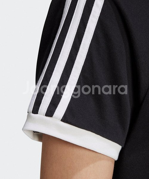Adidas 3-스트라이프 셔츠 _ L size--4