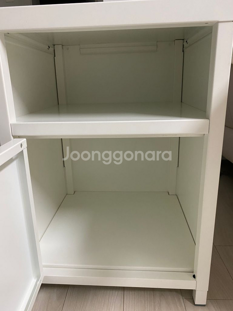 마켓비 철제 협탁 350510 화이트--3