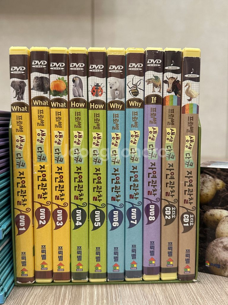프뢰벨 자연관찰 전 50권 + DVD 전체 + 카드--4